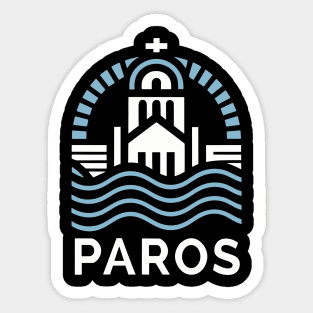 Paros, Greek Island Sticker